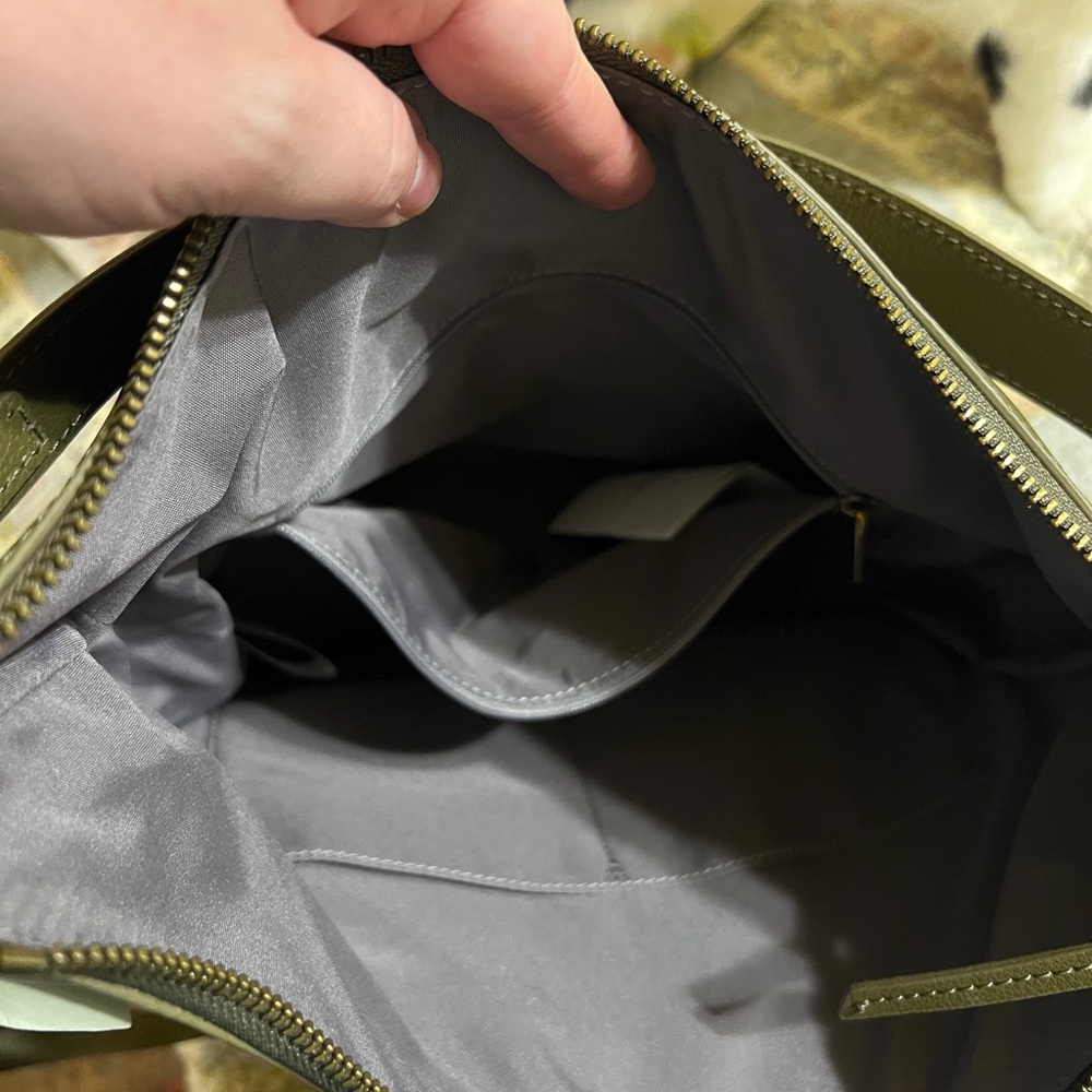 Fossil Olive Green Leather Talulla Shoulder Bag - Picture 6 of 15